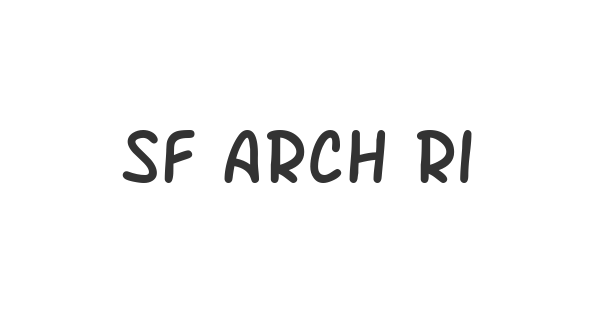SF Arch Rival font thumb